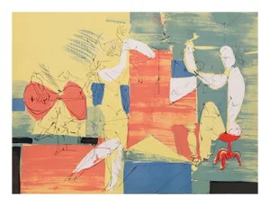 Dimitri Petrov "Cubist Band" Lithograph