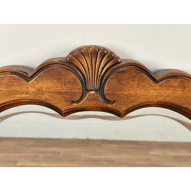 1990s 1990s Ethan Allen Country French Carved Tri-Fold Dresser Chest Mirror For Sale - Image 5 of 8
