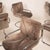 Italian Astro Chrome and Taupe Suede Armchairs by Guido Faleschini for I4 Mariani, 1979, Set of 6 For Sale - Image 15 of 18