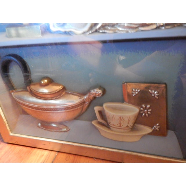 1960s Mid 20th C. Turner MFG Co. 3 Dimensional Faux Shadow Box For Sale - Image 5 of 8