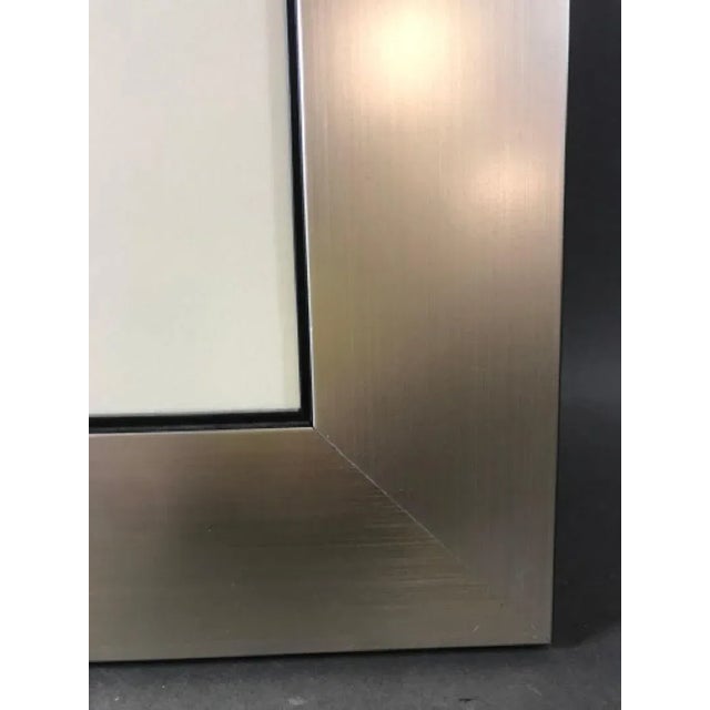 Jurgen Reipka Signed Framed Op-Art Contemporary Silkscreen For Sale - Image 9 of 10