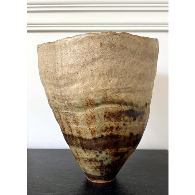 Fine Early Sculptural Ceramic Hand-built Vessel by Ewen Henderson For Sale - Image 14 of 16