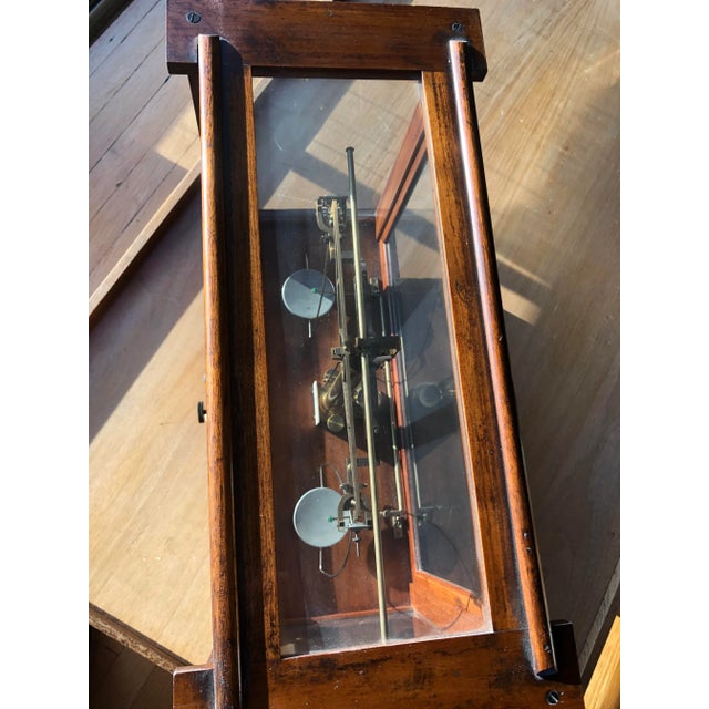 Brown 1940s Apothecary Scale in Glass Enclosure For Sale - Image 8 of 13
