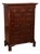Henkel Harris Chippendale Style Mahogany Tall Chest For Sale