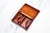 Mid Century Vintage Wood Leather Box Dresser Desk Home Decor For Sale - Image 4 of 10