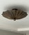 Handmade Brass Flush Mount Ceiling Light | Sculptural Flower Petal Light Fixture For Sale - Image 10 of 13
