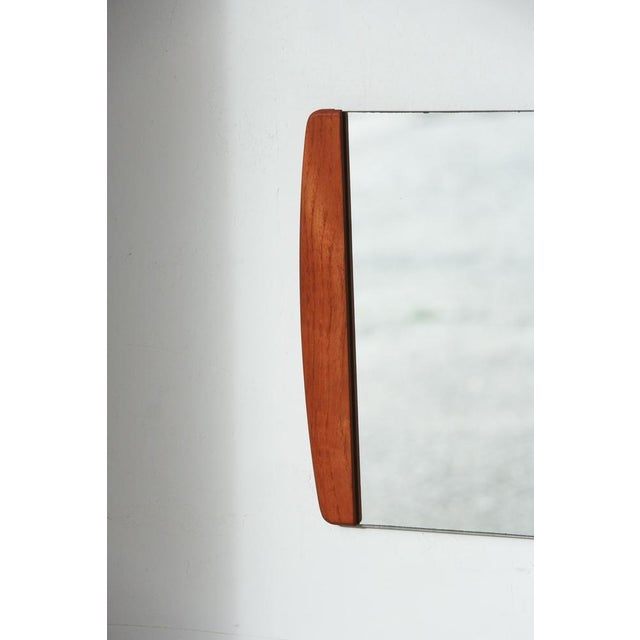 Scandinavian Rectangular Mirror in Teak, 1960s For Sale - Image 6 of 9