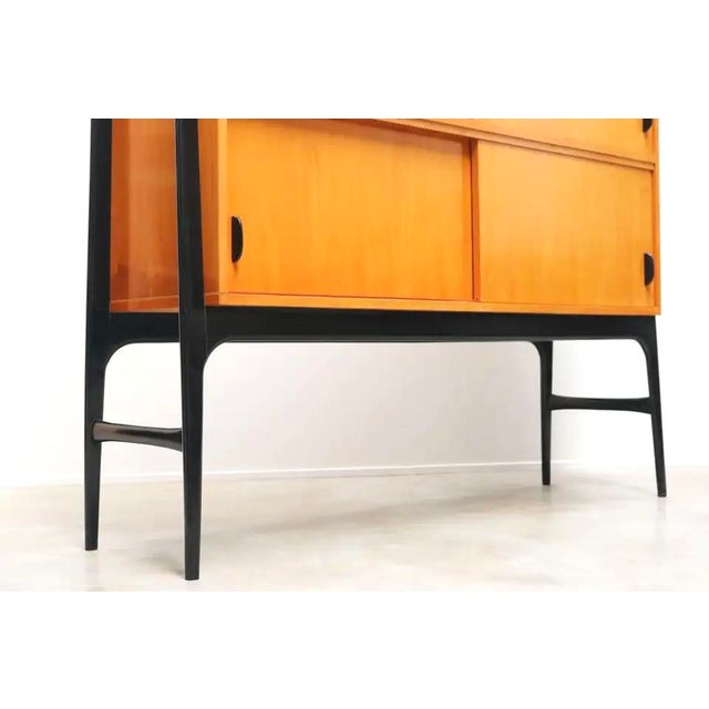 Belform Mid-Century Modern Belgian Highboard by Alfred Hendrickx for Belform, 1958 For Sale - Image 4 of 15