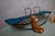 Industrial Vintage Children's Rocking Chair in Wood and Metal, 1960s For Sale - Image 3 of 9