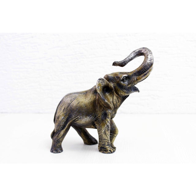 Elephant in metal alloy, 1960 Here is an original piece, this elephant is just waiting for you to take pride of place on...