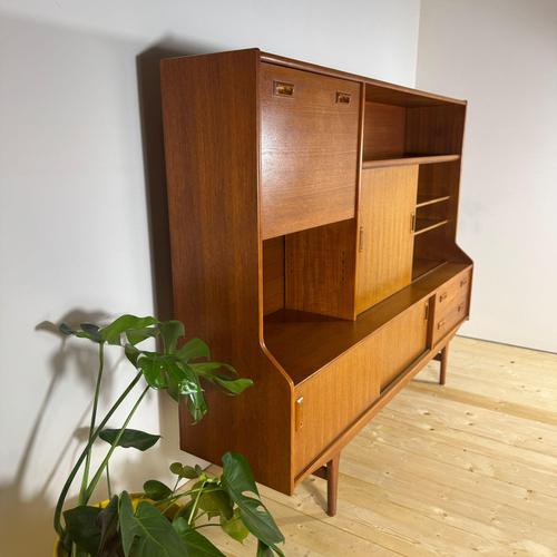 Mid-Century Danese Teak Highboard For Sale - Image 6 of 10