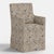 Spritely Home Slipcover for Stoffer Home x Cloth & Company for Lindy Dining Armchair in Bird Toile Sand For Sale - Image 4 of 8