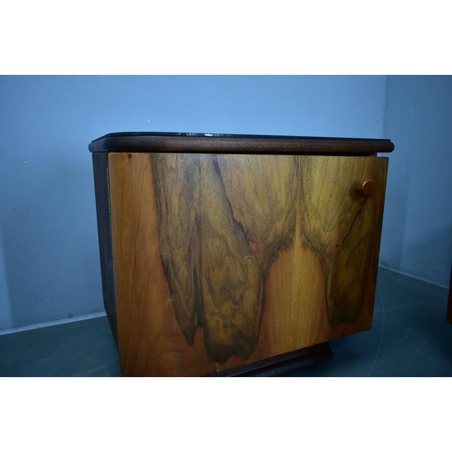 Art Deco Bedside Tables, Czechoslovakia, 1932, Set of 2 For Sale - Image 15 of 18