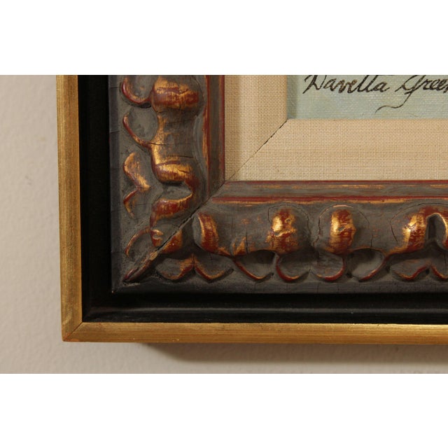 Brown Davetta Greenberg Oil Painting, Still-Life of Pears For Sale - Image 8 of 12