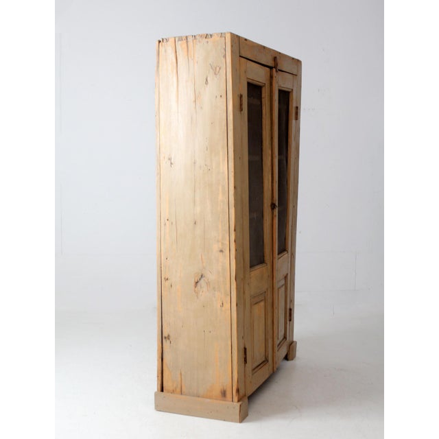 Antique Pine Farmhouse Cupboard For Sale - Image 10 of 13