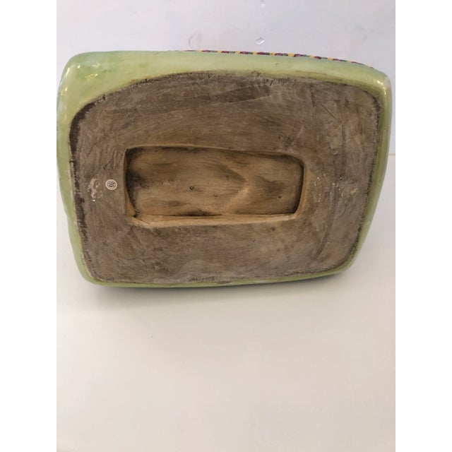 Pug on a Pillow Vintage Tabletop Ceramic Sculpture For Sale - Image 10 of 10