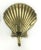 Solid Brass Scallop Shaped Candle Stick Wall Sconces a Pair For Sale - Image 4 of 7