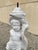 Classical Roman Early 20th Century Italian Classical Carved Marble 31" Cherub Dolphin Garden Fountain Statue For Sale - Image 3 of 13