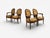 French Louis XVI Style, Four Armchairs, Tapestry, Walnut, France, 20th C. For Sale - Image 3 of 14