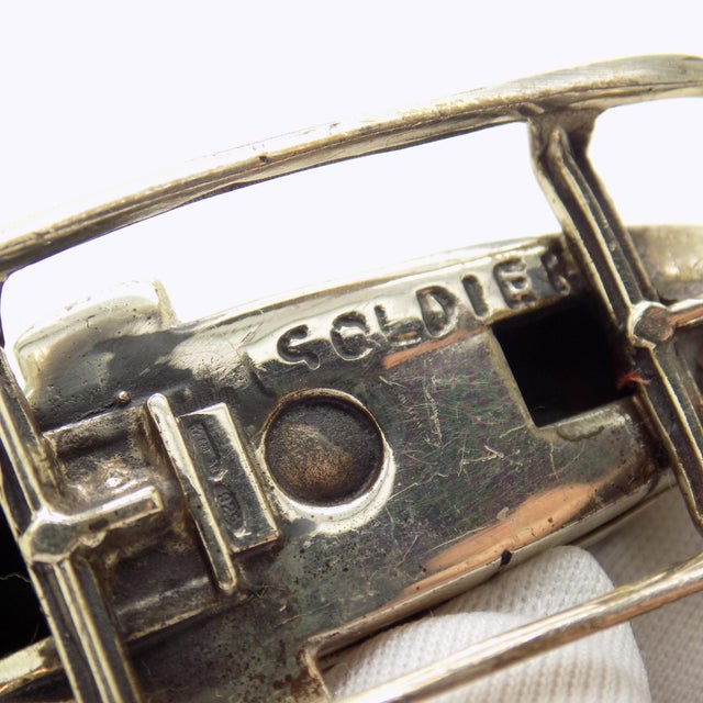 Vintage Italian Handmade Sterling Silver 925 Soldier Helicopter, 1980s For Sale - Image 10 of 14