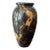 Vintage Boho Black Marble Vase For Sale