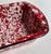 Vintage Red & White Splatter Enamelware Loaf Pan For Sale - Image 9 of 14