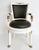 1850s French Empire Armchairs, Fine Gilt Bronze Mounts, Painted and Upholstered Offered for sale is an original pair of...