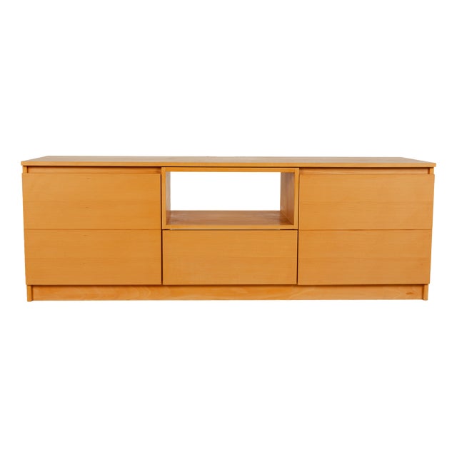 Sideboard in Light Brown Wood with Drawers from Grüne Erde For Sale