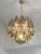 Glass Contemporary Modern Smoked-Fumè "Rondini" Murano Glass Chandelier For Sale - Image 7 of 8