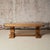 Bring rustic French character into your space with this early 20th century French oak trestle table, a substantial piece...