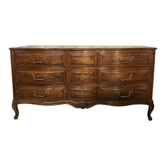Henredon Four Centuries Collection Oak French Style Dresser Chairish