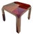 Vintage Lacquered Inlay Game Table For Sale