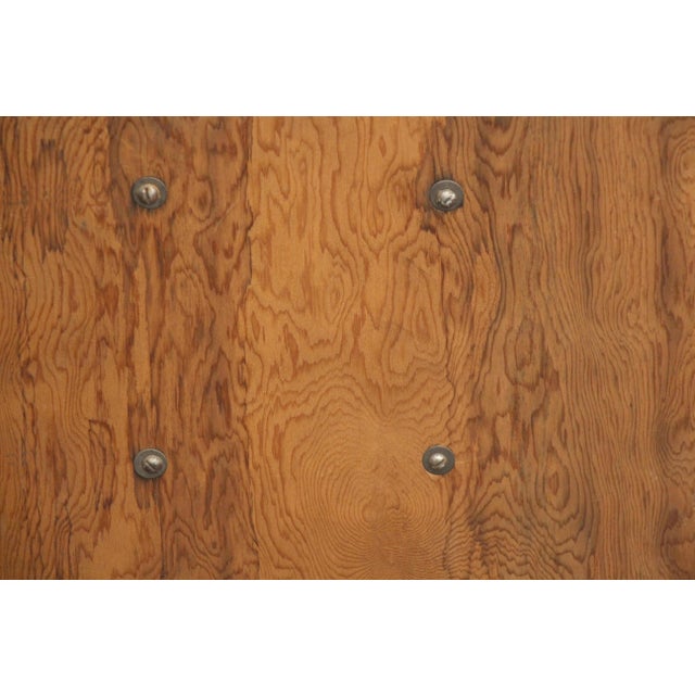 Wood Vintage Industrial Workshop Chest of Drawers For Sale - Image 7 of 8