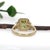 2020s 3.6Ct Sphene Ring With Natural Diamonds Accents: Solid 14k Gold, Cushion 9x7mm, Size 6.75 For Sale - Image 5 of 7