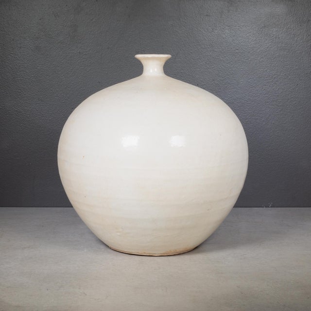 White Ceramic Milk Pottery For Sale - Image 4 of 7