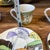 1970s Collection of Saucers and Teacups With Hand Painted Mushroom Details- Set of 12 For Sale - Image 9 of 11