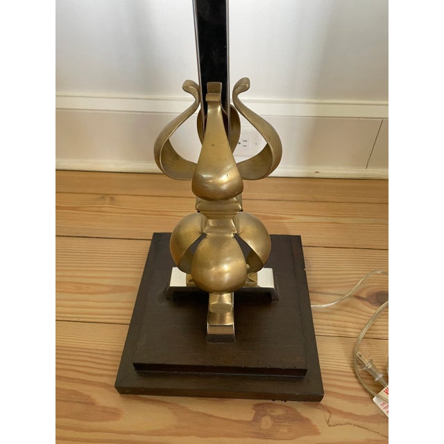 Metal John-Richard Brass Floor Lamp For Sale - Image 7 of 10
