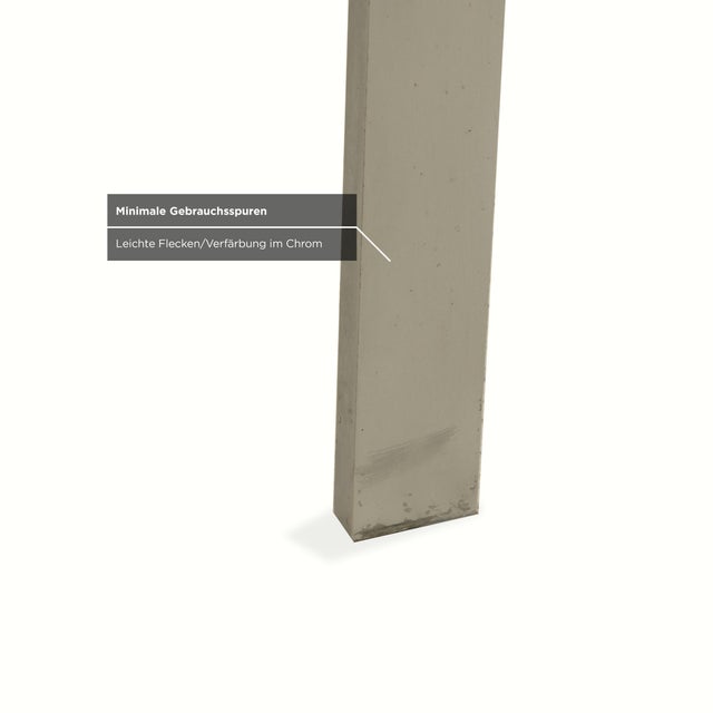 Glass Barcelona Glass Coffee Table in Chrome by Ludwig Mies Van Der Rohe for Knoll Inc. / Knoll International For Sale - Image 7 of 10