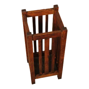 Early 20th Century Mission Style Oak Umbrella Stand