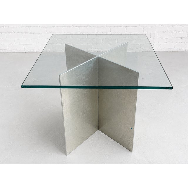 Mid Century Modern Chrome and Glass Side / End Table, Circa 1970s For Sale - Image 11 of 11