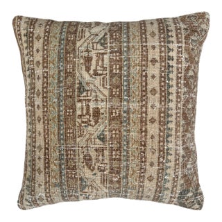 Vintage Turkish Rug Pillow For Sale