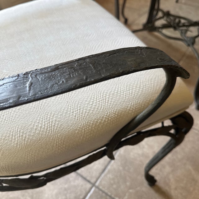 Metal Vintage Wrought Iron & Glass Dining Collection by Hooker Furniture For Sale - Image 7 of 12