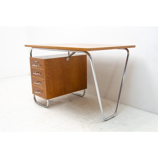 Writing Desk from Rudolf Vichr, Czechoslovakia, 1940s For Sale - Image 12 of 18