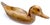 1980s 1984 Decoy Hand-Carved Signed California Butternut Wood "Ring Bill" Drake Duck For Sale - Image 5 of 14