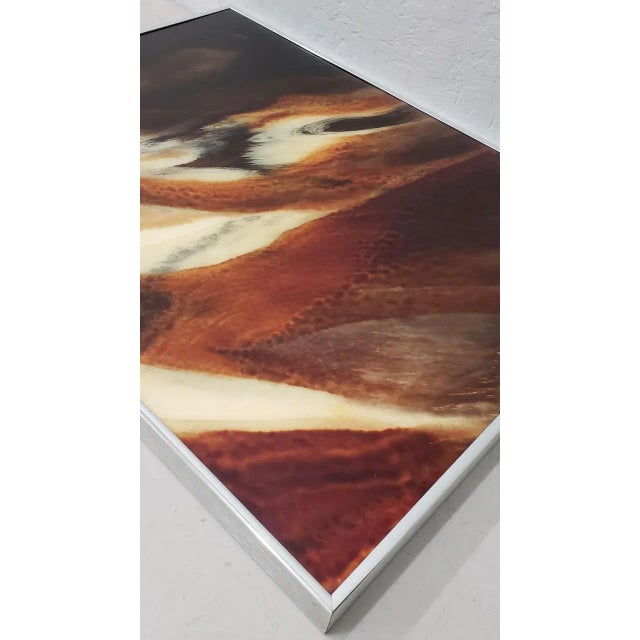 Vintage Mid-Century Modern Resin on Panel by Nicholas Mirandon C.1979 For Sale - Image 4 of 9