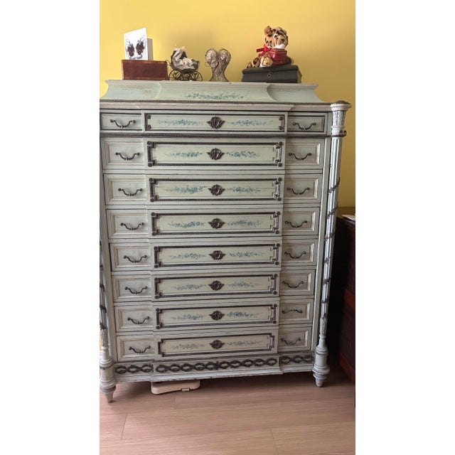 Antique French Louis XVI Style Semainier For Sale - Image 11 of 12