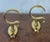 Metal Federal Style Brass Jamb Hooks for Holding Fireplace Hearth Tools Mounted on the Mantel - a Pair For Sale - Image 7 of 12