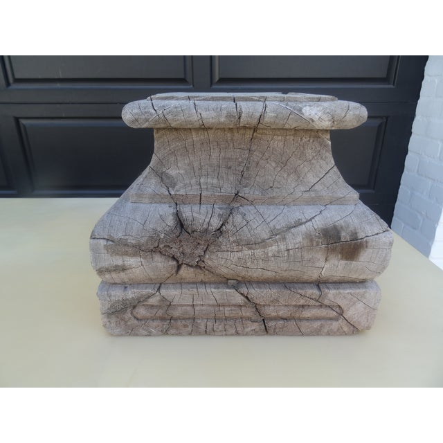 French 19th Century Architectural Wood Capital For Sale - Image 3 of 7