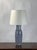 Blue 1960s Unique Glazed Ceramic Lamp by Dominique Baudart, Vallauris, France For Sale - Image 8 of 9