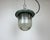 Industrial Bunker Light in Green from Polam Gdansk, 1960s For Sale - Image 9 of 16